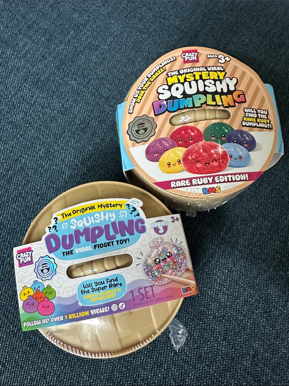 Crazy Fun Mystery Squishy Dumpling Set of 2 💗